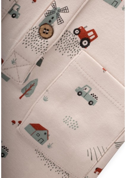 Baskılı Tulum 0-3 Yaş Bej modelleri