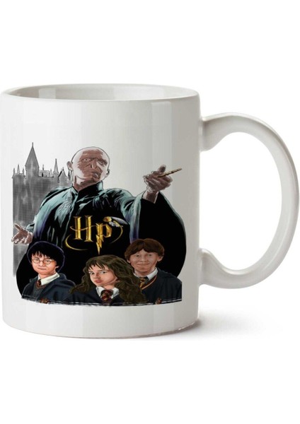 Hp Sihirbaz Iki Tarafı Baskılı Kupa Bardak