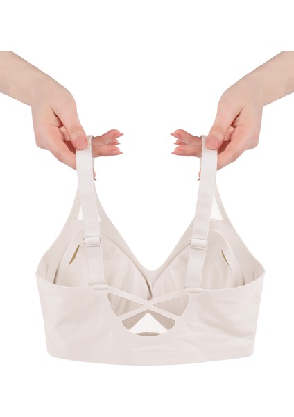 Balensiz Push Up Dikişsiz Çıkarılabilir Pedli Nefes Alan Sporcu Sütyen fiyatları