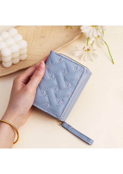 Patlayan Bayan Kısa Cüzdan Ins Bayan Kore Moda Nakış Aşk Öğrenci Bozuk Para Cüzdanı % 30 Indirim Kart Çantası (Yurt Dışından)