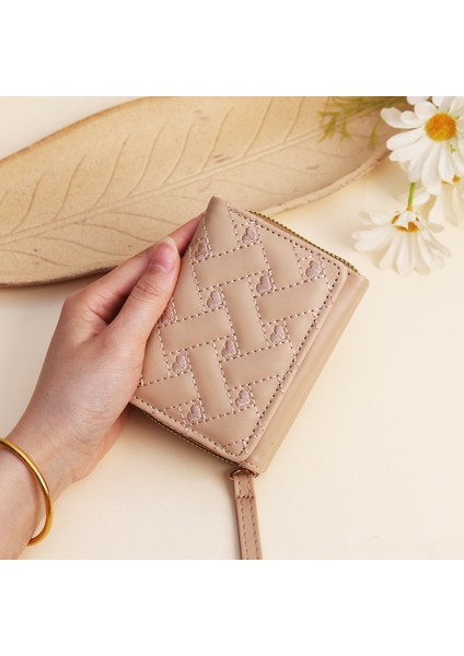 Patlayan Bayan Kısa Cüzdan Ins Bayan Kore Moda Nakış Aşk Öğrenci Bozuk Para Cüzdanı % 30 Indirim Kart Çantası (Yurt Dışından)