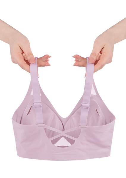 Balensiz Push Up Dikişsiz Çıkarılabilir Pedli Nefes Alan Sporcu Sütyen fiyatları