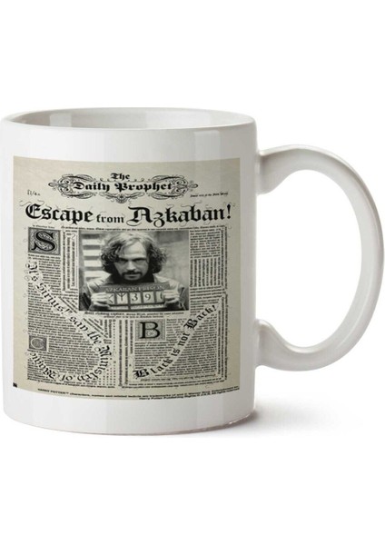 Hp Azkaban Iki Tarafı Baskılı Kupa Bardak