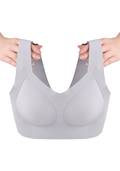 Balensiz Lazer Dikişsiz Çıkarılabilir Pedli Kalın Askılı Görünmez Sütyen