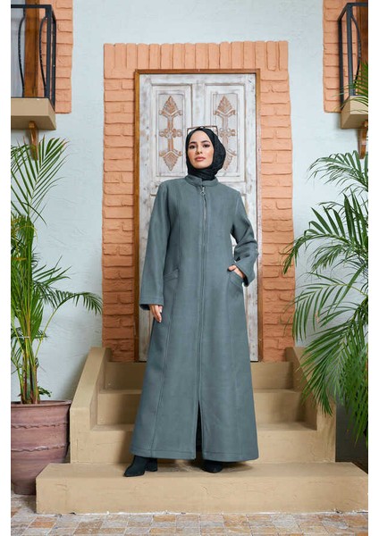 6577-KAŞE Pardesü Koyu Mint fiyatları