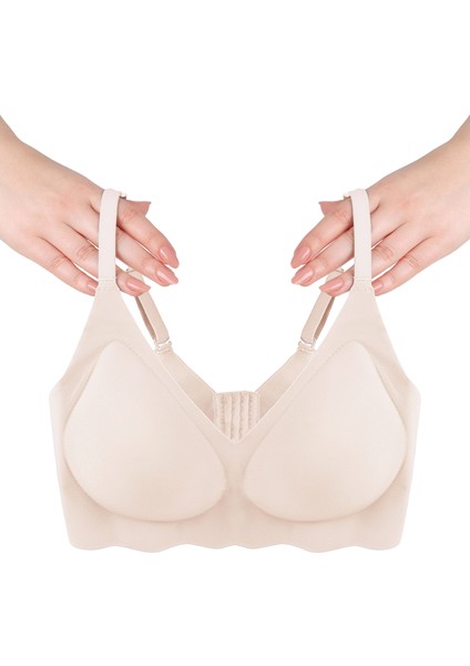 Balensiz Lazer Dikişsiz Görünmez Çıkarılabilir Pedli Sütyen