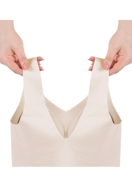 Balensiz Lazer Dikişsiz Çıkarılabilir Pedli Kalın Askılı Görünmez Sütyen fiyatları