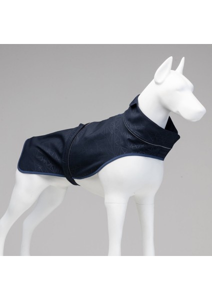 Dogs Softshell Navy Magnetic Köpek Yağmurluğu Lacivert Bede