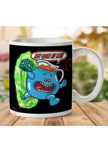 Hey Look At Me Coolade Meeseeks R And M Iki Tarafı Baskılı Kupa Bardak