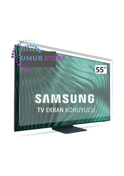 Samsung Uyumlu 55Q70D Tv Ekran Koruyucu - Samsung 55" Inç QE55Q70DATXTK QLED Kırılmaz fırsatları