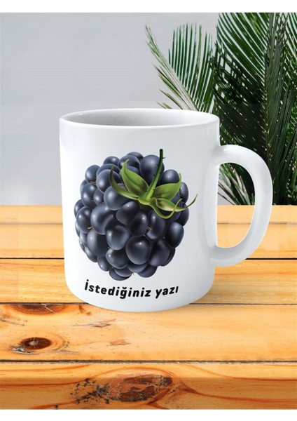 Böğürtlen Baskılı Kupa Bardak Kişiye Özel Model 3 fiyatları