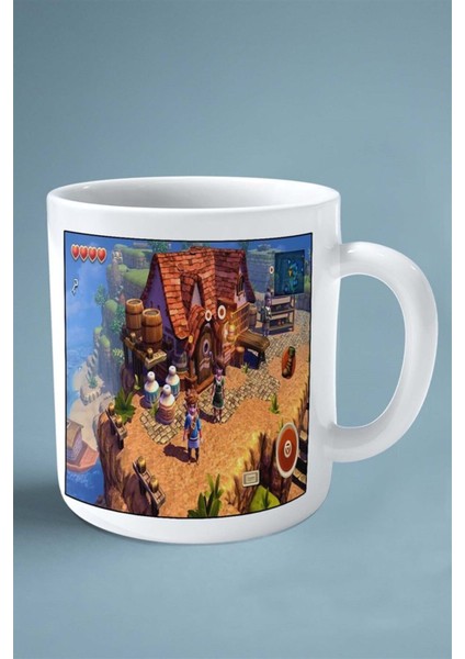 Ocean Horn Mobil Oyun Baskılı Kupa Bardak Çift Taraflı Baskı Kişiye Özel Model 4