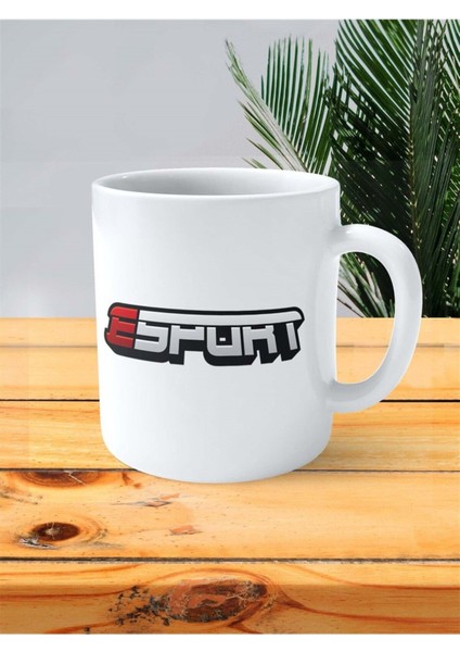Espor E-Spor Baskılı Kupa Bardak Kişiye Özel Model 1