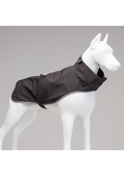 Dogs Softshell Magnetic Köpek Yağmurluğu Siyah Beden 8
