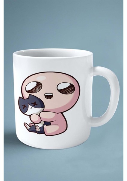 The Binding Of Isaac Oyun Baskılı Kupa Bardak Çift Taraflı Baskı Kişiye Özel Beyaz Model 1
