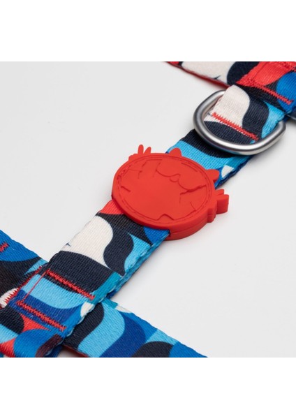 Lindo Dogs Red Line H Tipi Köpek Göğüs Tasması Kırmızı/Mavi Beden fiyatları
