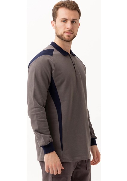 Flora Polo Yaka Sweatshirt - Uzun Kollu, Rahat Kesim, Pamuklu, Günlük ve Iş Kullanımı Için fiyatları