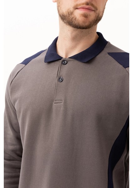 Flora Polo Yaka Sweatshirt - Uzun Kollu, Rahat Kesim, Pamuklu, Günlük ve Iş Kullanımı Için indirimleri