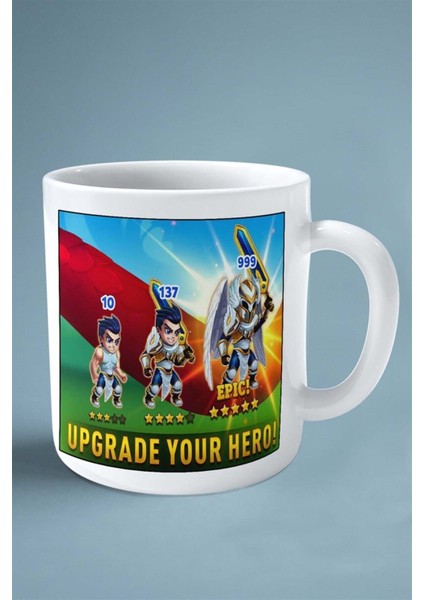 Hero Wars Mobil Oyun Baskılı Kupa Bardak Çift Taraflı Baskı Kişiye Özel Model 6