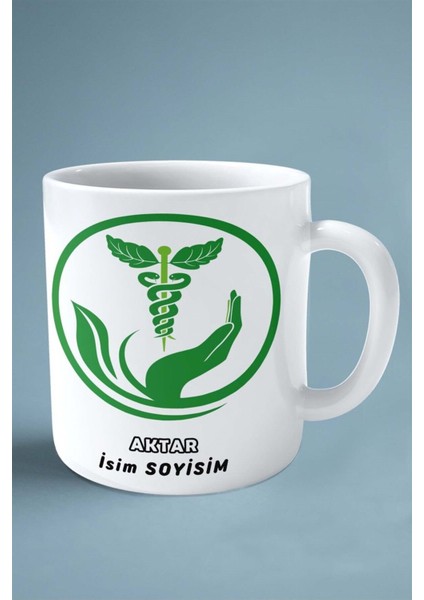 Aktar Baskılı Kupa Bardak Çift Taraflı Baskı Kişiye Özel Model 4