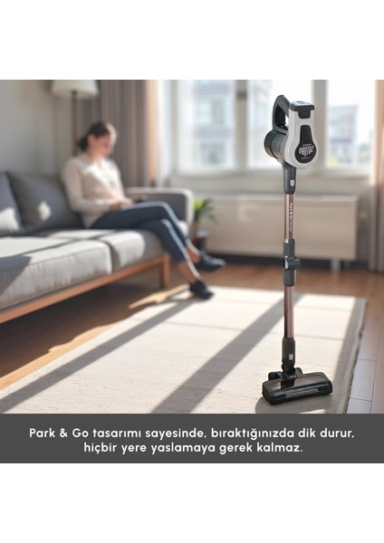 Vantuz Power Up Max Dikey Süpürge Silver indirimleri