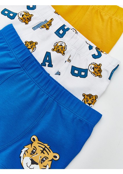 Yeni Sezon Baskili Penye Erkek Cocuk Boxer 3'lu - W51758Z1 modelleri