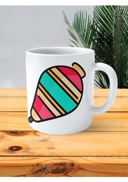 Topaç Baskılı Kupa Bardak Kişiye Özel Model 1