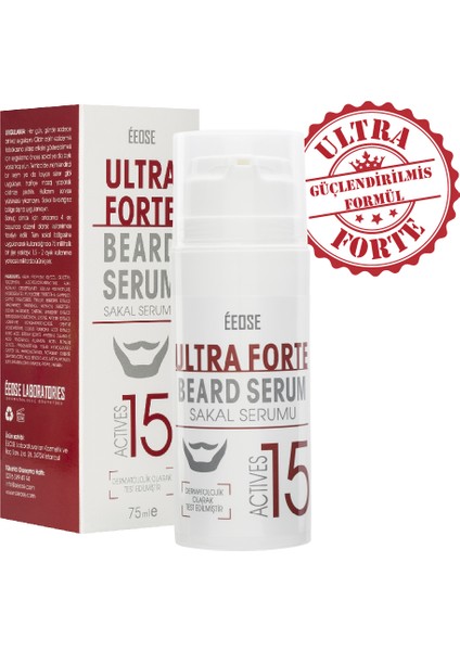 Ultra Forte Actives 15 Sakal Serumu 75ml
