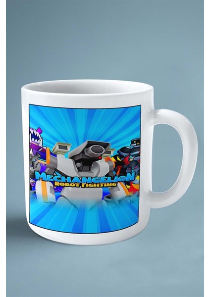 Mechangelion – Robot Fighting Mobil Oyun Baskılı Kupa Bardak Çift Taraflı Baskı Kişiye Özel Model 5