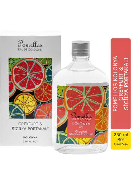 greyfurt & Sicilya Portakalı Kolonya 250 ml