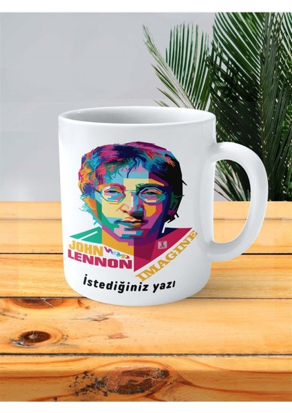 John Lennon Baskılı Kupa Bardak Kişiye Özel Model 1 fiyatları