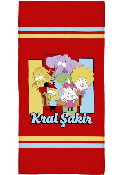 x Kral Şakir Sıkı Dostlar Plaj Havlusu 75X150 cm fiyatları
