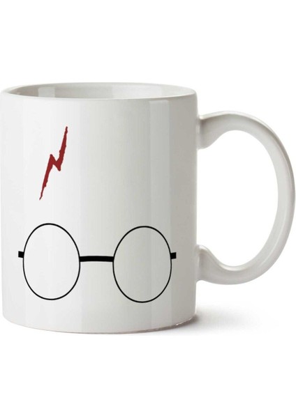 Hp Gözlük Iki Tarafı Baskılı Kupa Bardak