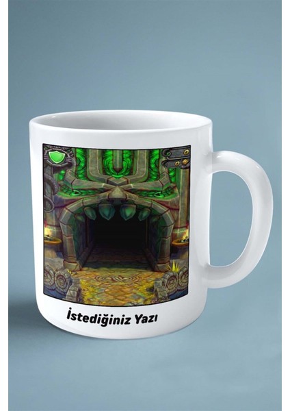 Temple Run Mobil Oyun Baskılı Kupa Bardak Çift Taraflı Baskı Kişiye Özel Model 11 fiyatları