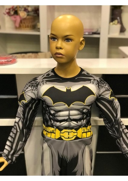 Maskeli ve Pelerinli Kahraman Kostümü, Siyah Renk, Çocuklar ve Yetişkinler Için Ideal fiyatları