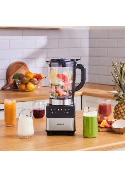 Color Touch Screen Smoothie Blender Inox 1200w