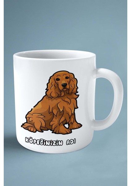 Cocker Spaniel Köpek Isimli Kişiye Özel Baskılı Kupa Bardak En Iyi Dost fiyatları