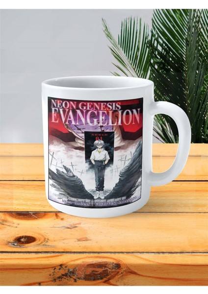 Neon Genesis Evangelion Baskılı Kupa Bardak Kişiye Özel Model 3