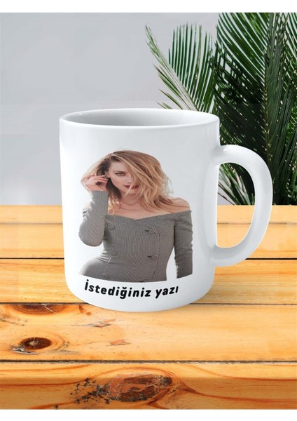 Amber Heard Baskılı Kupa Bardak Kişiye Özel Model 4 fiyatları
