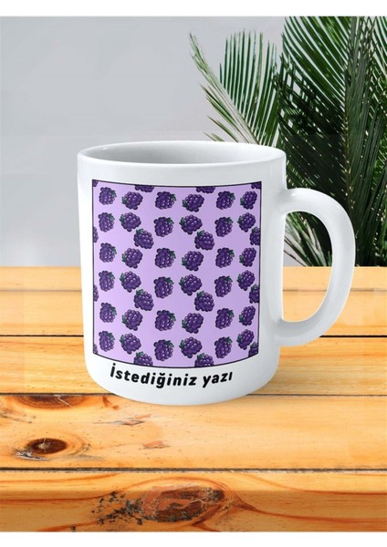 Böğürtlen Baskılı Kupa Bardak Kişiye Özel Desen 4 fiyatları