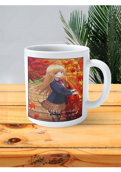 Otonari No Tenshi-Sama Ni Itsunomanika Baskılı Kupa Bardak Kişiye Özel Model 1