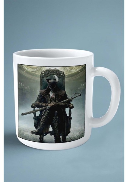 Bloodborne Oyun Baskılı Kupa Bardak Çift Taraflı Kişiye Özel Model 5