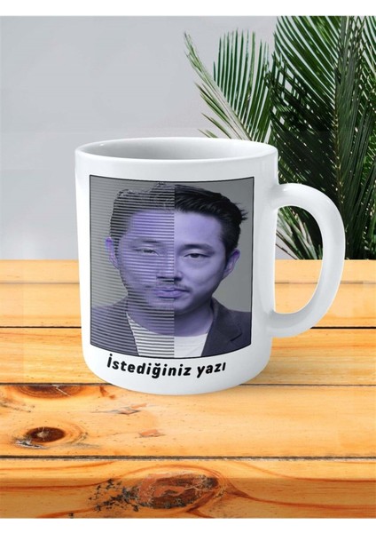 Steven Yeun Baskılı Kupa Bardak Kişiye Özel Desen 3 fiyatları