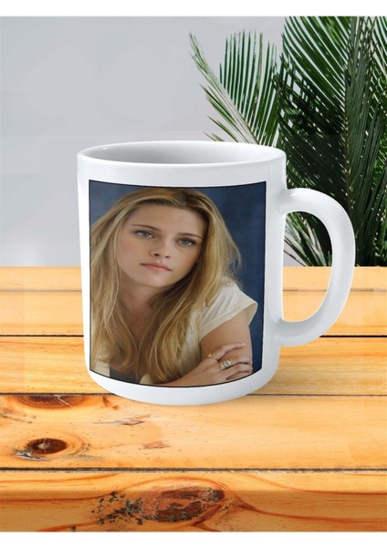 Kristen Stewart Baskılı Kupa Bardak Kişiye Özel Desen 1