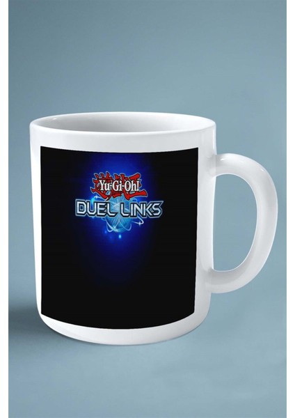 Yugioh Yu-Gi-Oh Mobil Oyun Baskılı Kupa Bardak Çift Taraflı Baskı Kişiye Özel Model 4