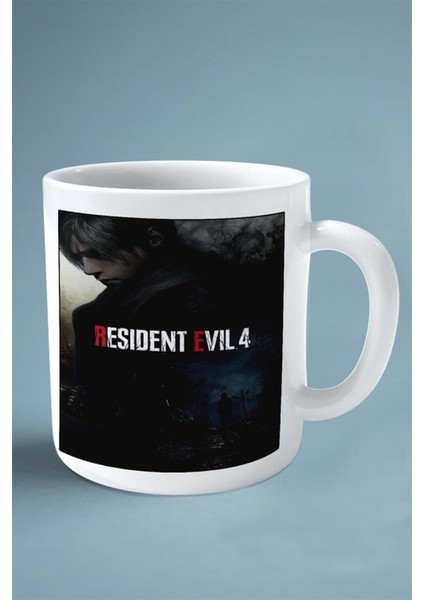 Resident Evil Oyun Baskılı Kupa Bardak Çift Taraflı Kişiye Özel Model 7