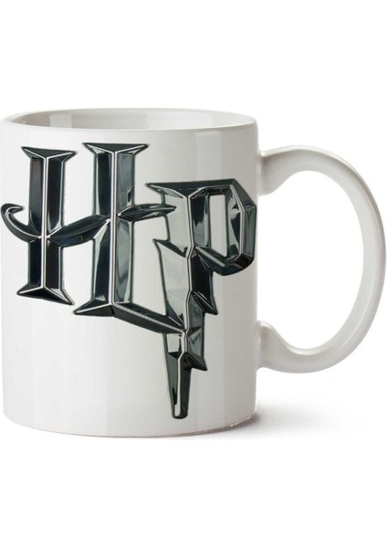 Hp And The Deathly Hallows Logo Iki Tarafı Baskılı Kupa Bardak