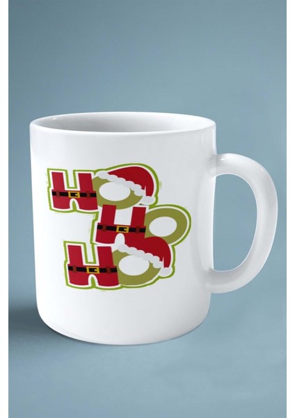 2024 Yılbaşı Noel Isimli Baskılı Kupa Bardak Hohoho Kırmızı fiyatları