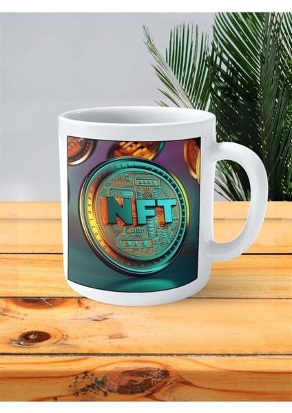 Nft Baskılı Kupa Bardak Kişiye Özel Desen 2