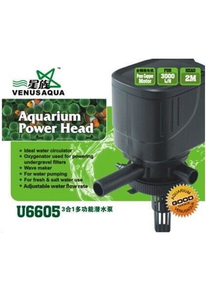 U6605 Venusaqua Kafa Motoru 3000LT